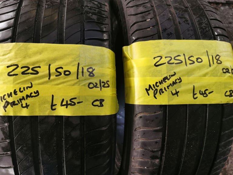 image-586.jpeg 225 / 50 / 18 MICHELIN PRIMACY 4 TYRES - TWO AVAILABLE - Image 1
