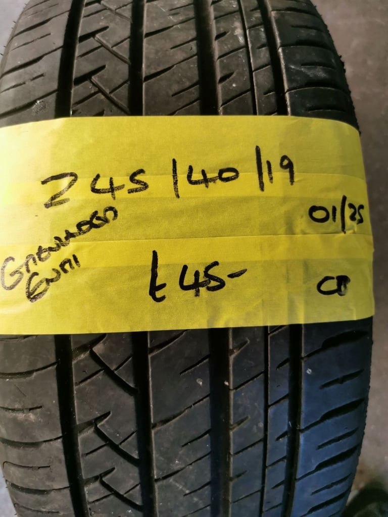 245 / 40 / 19 GRENLANDER ENRI TYRE - FITTING AVAILABLE