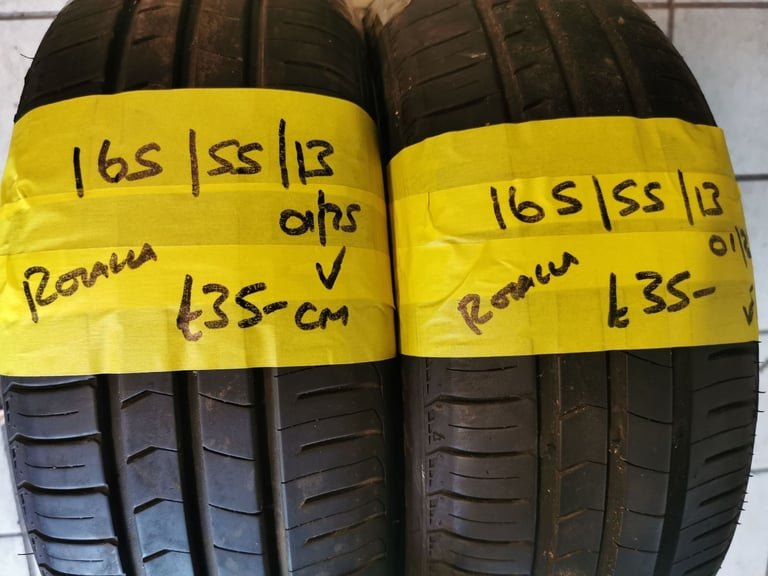 165 / 55 / 13 ROTALLA TYRES - TWO AVAILABLE