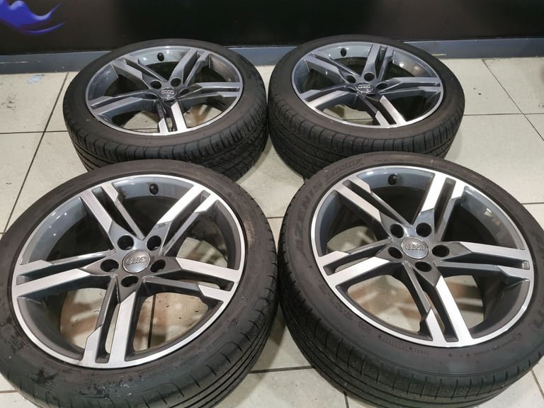 18" GENUINE AUDI S LINE ALLOY WHEELS / TYRES