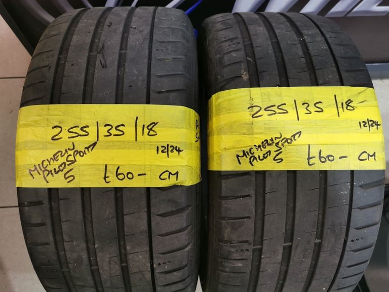 255 / 35 / 18 MICHELIN PILOT SPORT 5 TYRES - TWO AVAILABLE