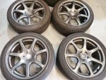 17" GENUINE BOLA B7 ALLOY WHEELS / TYRES -  GUNMETAL FINISH  - 5 X 100 FITMENT