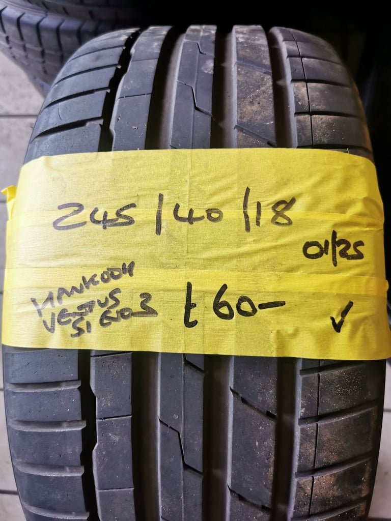 245 / 40 / 18 HANKOOK VENTUS S1 EVO 3 TYRE - FITTING AVAILABLE