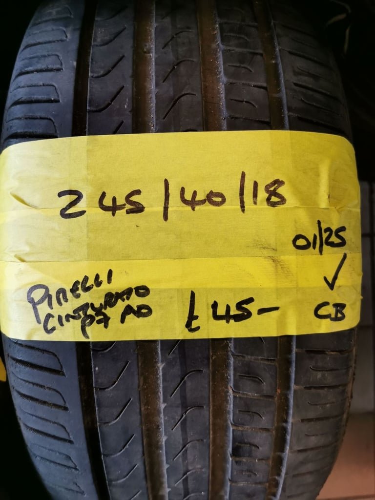 245 / 40 / 18 PIRELLI CINTURATO P7 TYRE - FITTING AVAILABLE