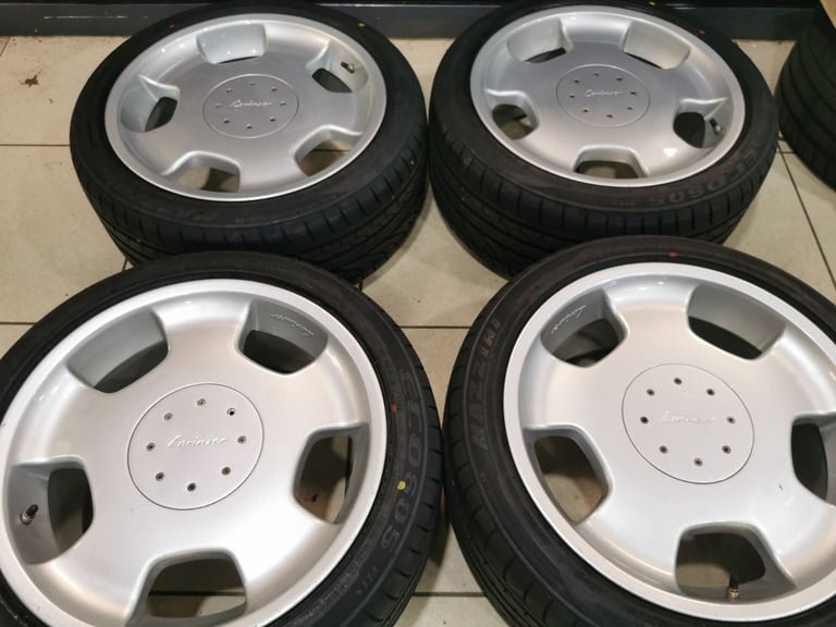 18" GENUINE LORINSER D93 ALLOY WHEELS - 8 X 18" - 5 X 112 AND 5 X 120 FITMENT