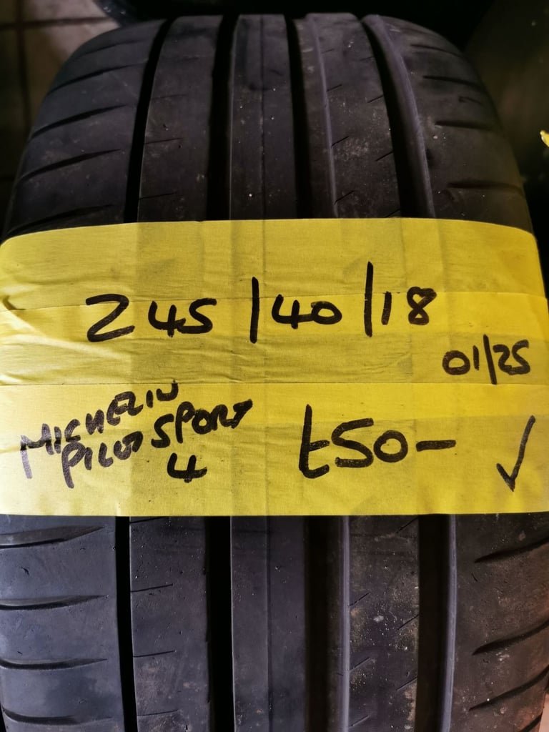 image-69.jpeg 245 / 40 / 18 MICHELIN PILOT SPORT 4 TYRE - FITTING AVAILABLE - Image 1