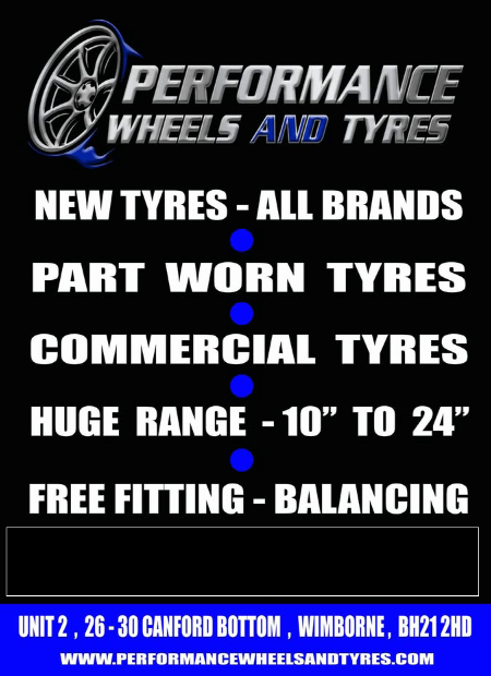 NEW AND PART WORN TYRES - FERNDOWN / WIMBORNE / BOURNEMOUTH