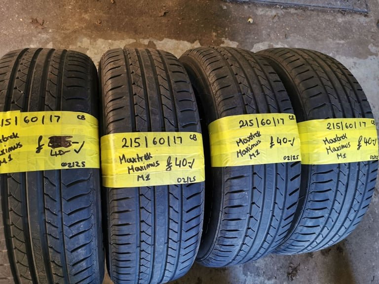 215 / 60 /17 MAXTRAK MAXIMUS M1 TYRES - FOUR AVAILABLE