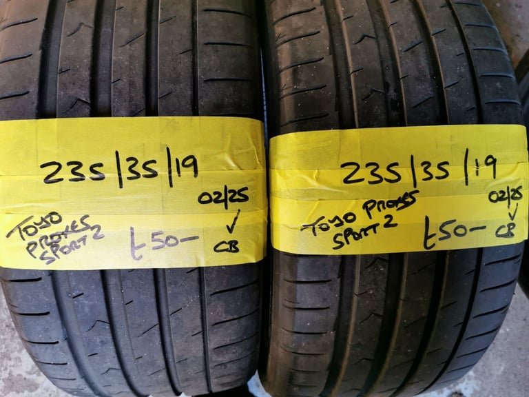 235 / 35 / 19 TOYO PROXES SPORT 2 TYRES - TWO AVAILABLE