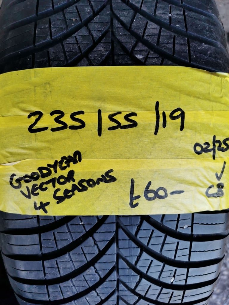 235 / 55 / 19 GOODYEAR VECTOR 4 SEASONS TYRE - FITTING AVAILABLE