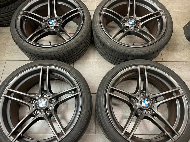 19 " BMW MOTORSPORT 313 WHEELS / TYRES 5 X 120 FITMENT - E90 BMW