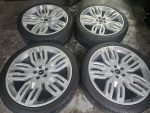 23" GENUINE OVERFINCH OSPREY II WHEELS / TYRES - RANGE ROVER / LAND ROVER
