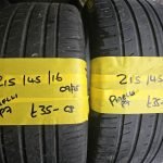 215 / 45 / 16 PIRELLI P7 TYRES - TWO AVAILABLE