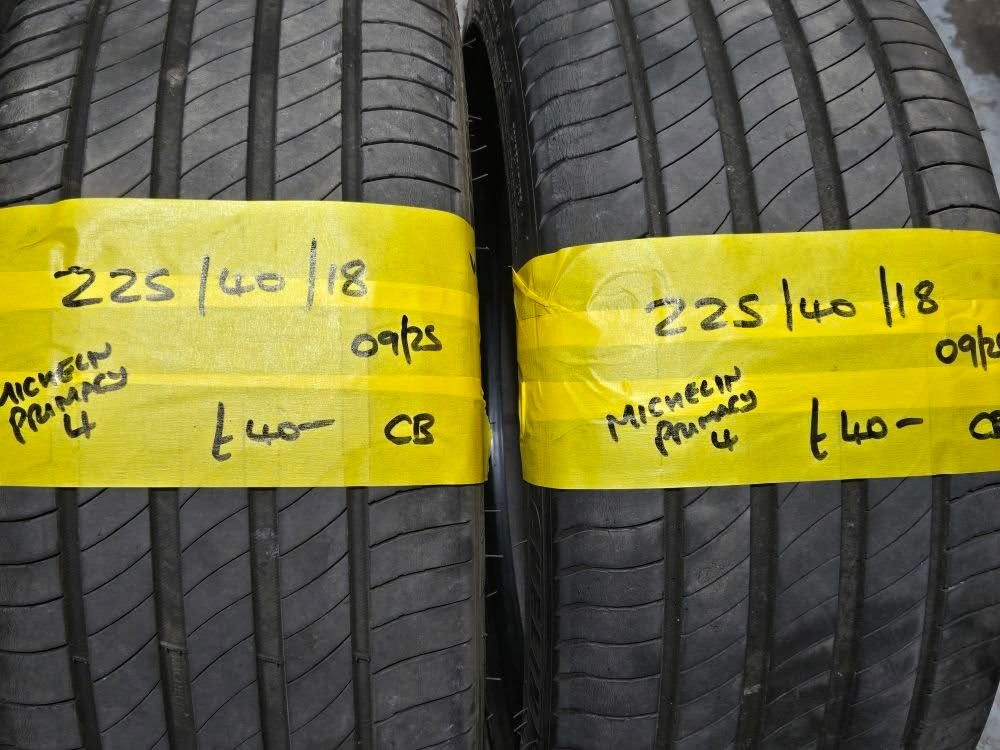 225 40 18 michelin primacy 4 225 / 40 / 18 MICHELIN PRIMACY 4 TYRES - TWO AVAILABLE - Image 1