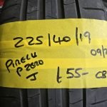 225 / 40 / 19 PIRELLI P ZERO J - JAGUAR SPECIFICATION