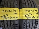 235 / 60 / 18  YOKOHAMA GEOLANDAR CV G058 TYRES  - TWO AVAILABLE