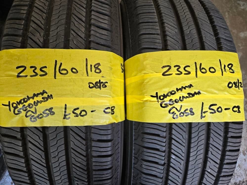 235 60 18 YOKOHAMA 235 / 60 / 18 YOKOHAMA GEOLANDAR CV G058 TYRES - TWO AVAILABLE - Image 1