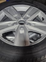 17" GENUINE VOLKSWAGEN T6 DAVENPORT ALLOY WHEELS / NEW TYRES