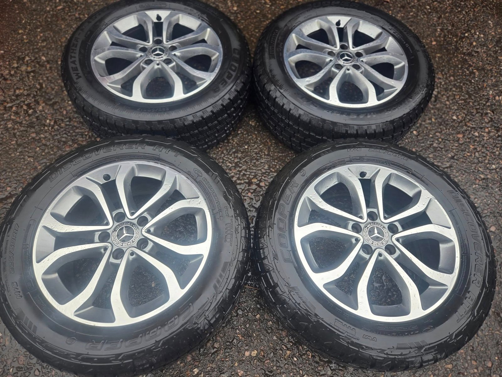 1 17" MERCEDES VITO ALLOY WHEELS / TYRES - Image 1