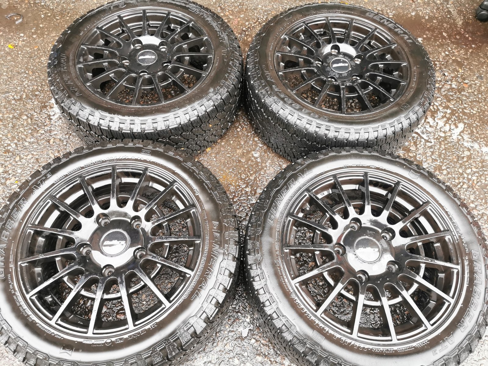 1 18" CALIBRE T SPORT ALLOY WHEELS / TYRES - FORD TRANSIT FITMENT - 5 X 160 - Image 1