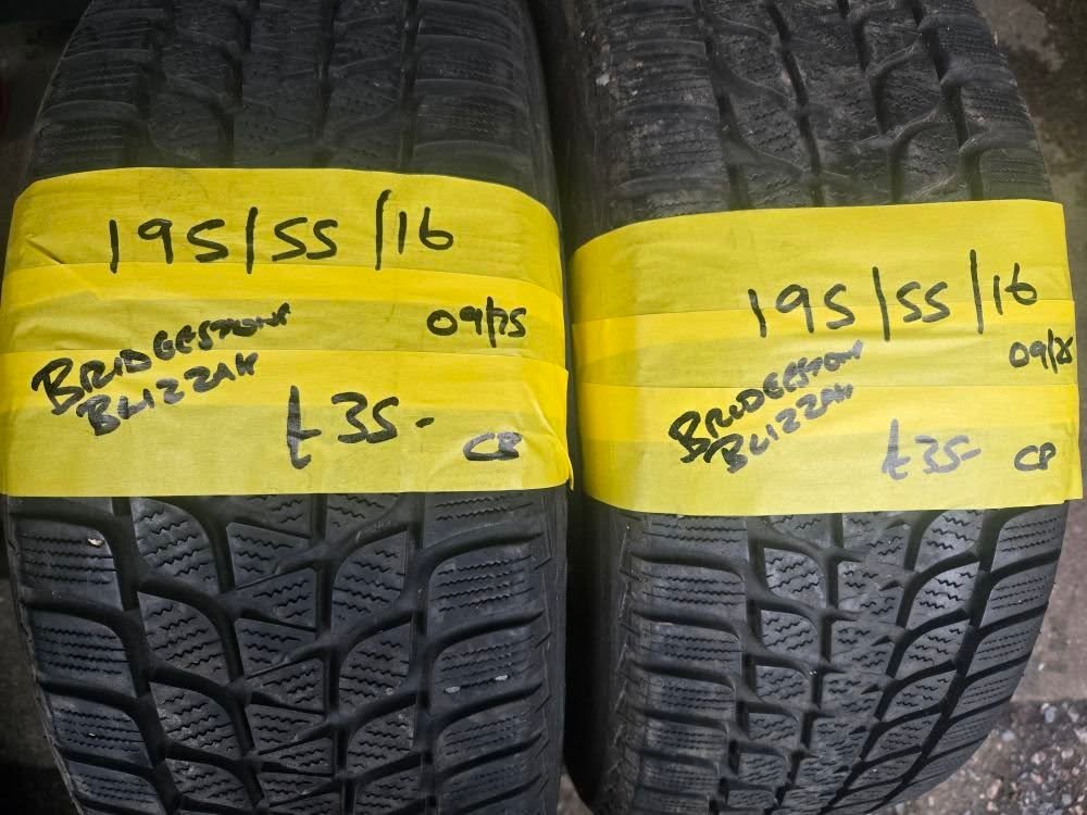 195 55 16 BRIDGESTONE BLIZZAK 195 / 55 / 16 BRIDGESTONE BLIZZAK TYRES - TWO AVAILABLE - Image 1