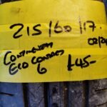 215 / 65 / 17 CONTINENTAL ECO CONTACT 6 TYRE