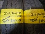 215 / 70 / 16C HANKOOK RA08 COMMERCIAL TYRES - TWO AVAILABLE