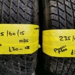 235 / 60 / 15  PIRELLI P600 TYRES  - TWO AVAILABLE