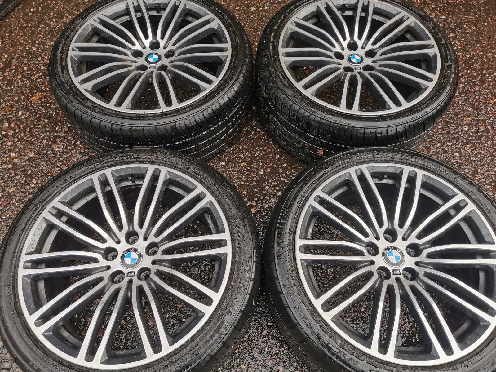 1 19" GENUINE BMW MOTORSPORT STYLE 664 M ALLOY WHEELS / TYRES - 5 X 112 FITMENT - Image 1