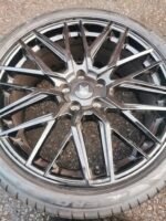 19" FOX RACING BMA S1 ALLOY WHEELS / TYRES -  GLOSS BLACK - AUDI / VOLKSWAGEN FITMENT - Image 6
