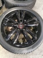 17" GENUINE MINI JOHN COOPER WORKS ALLOY WHEELS - GLOSS BLACK - Image 3