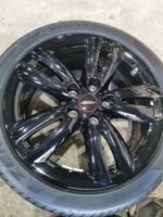 17" GENUINE MINI JOHN COOPER WORKS ALLOY WHEELS - GLOSS BLACK - Image 6