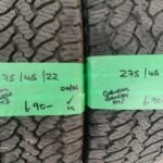 275 / 45 / 22 GENERAL GRABBER AT3 TYRES - TWO AVAILABLE