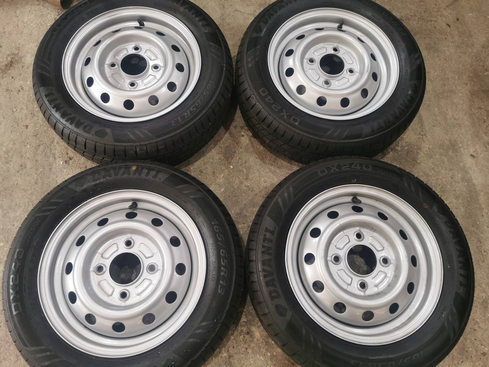 692523862_26717782701249095_8407195892470185175_n-2.jpg 13" MINI MOKE WHEELS / TYRES - FOUR AVAILABLE - Image 1