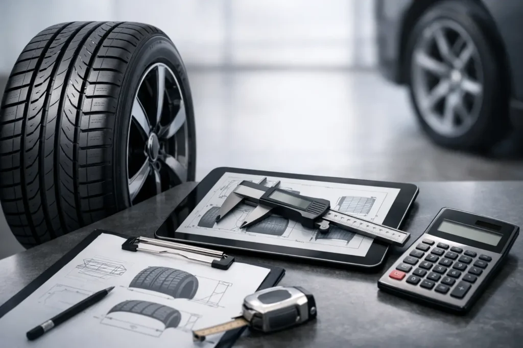 New Tyre Size Calculator Explained