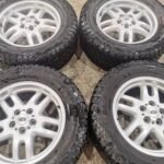 18" GENUINE LAND ROVER P38 ALLOY WHEELS / TYRES - 265 / 60 / 18 GENERAL GRABBER AT3