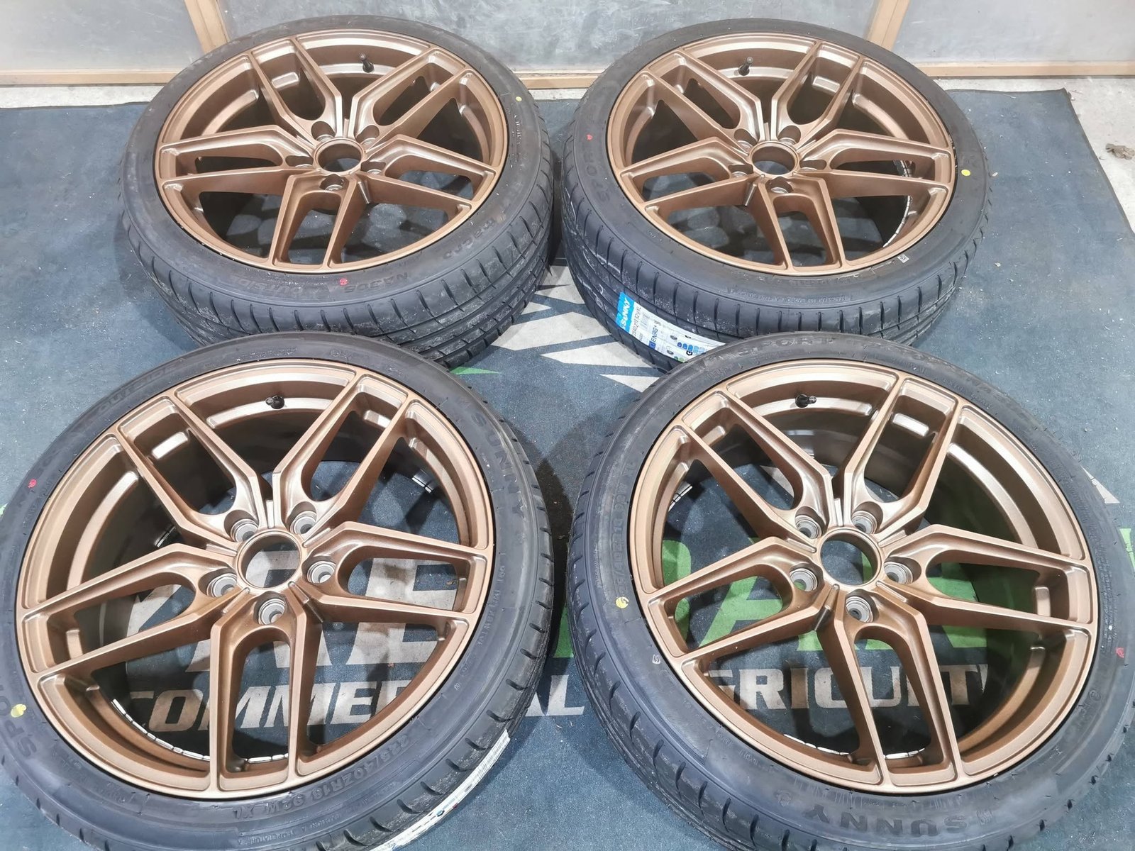 1-6.jpg 18" BOLA B11 ALLOY WHEELS / NEW TYRES 5 X 112 FITMENT AUDI / VOLKSWAGEN - Image 1