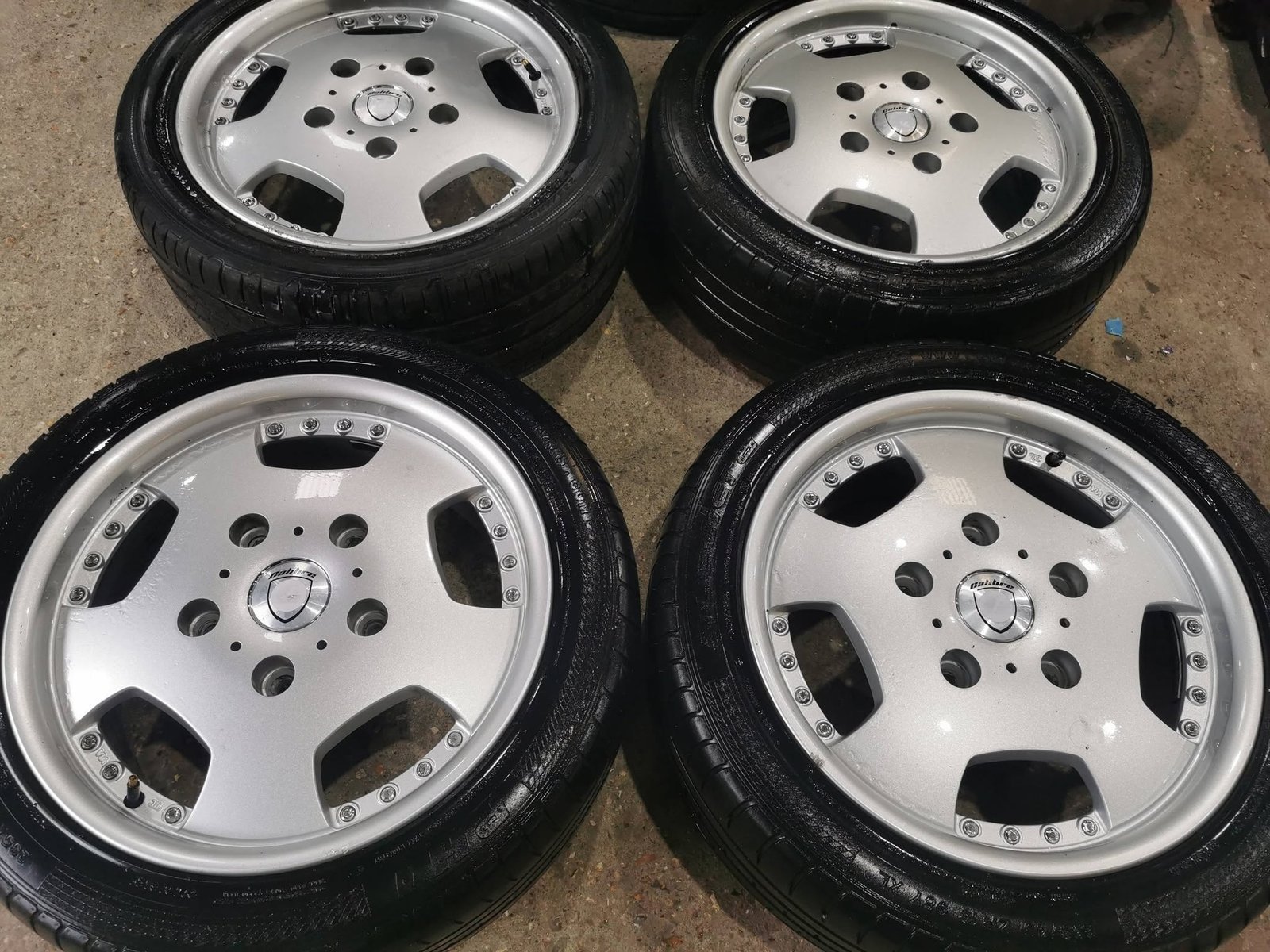 1-7.jpg 18" GENUINE CALIBRE LTA ALLOY WHEELS / TYRES - 5 X 160 - TRANSIT FITMENT - Image 1