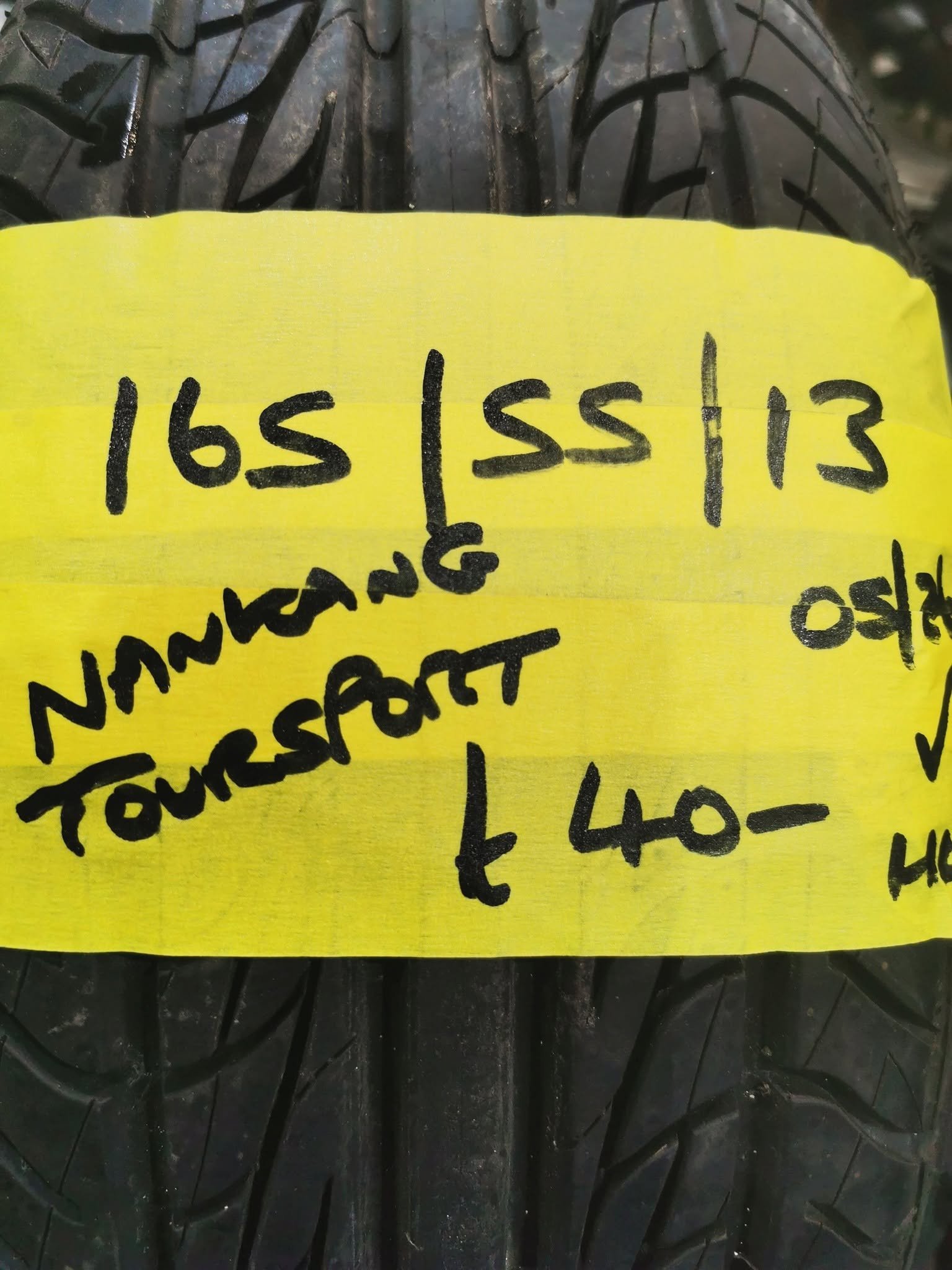 165-55-13-nankang.jpg 165 / 55 / 13 NANKANG TOURSPORT TYRE - Image 1