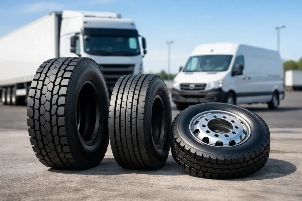 Commercial Tyre Sizes Explained for UK Fleets