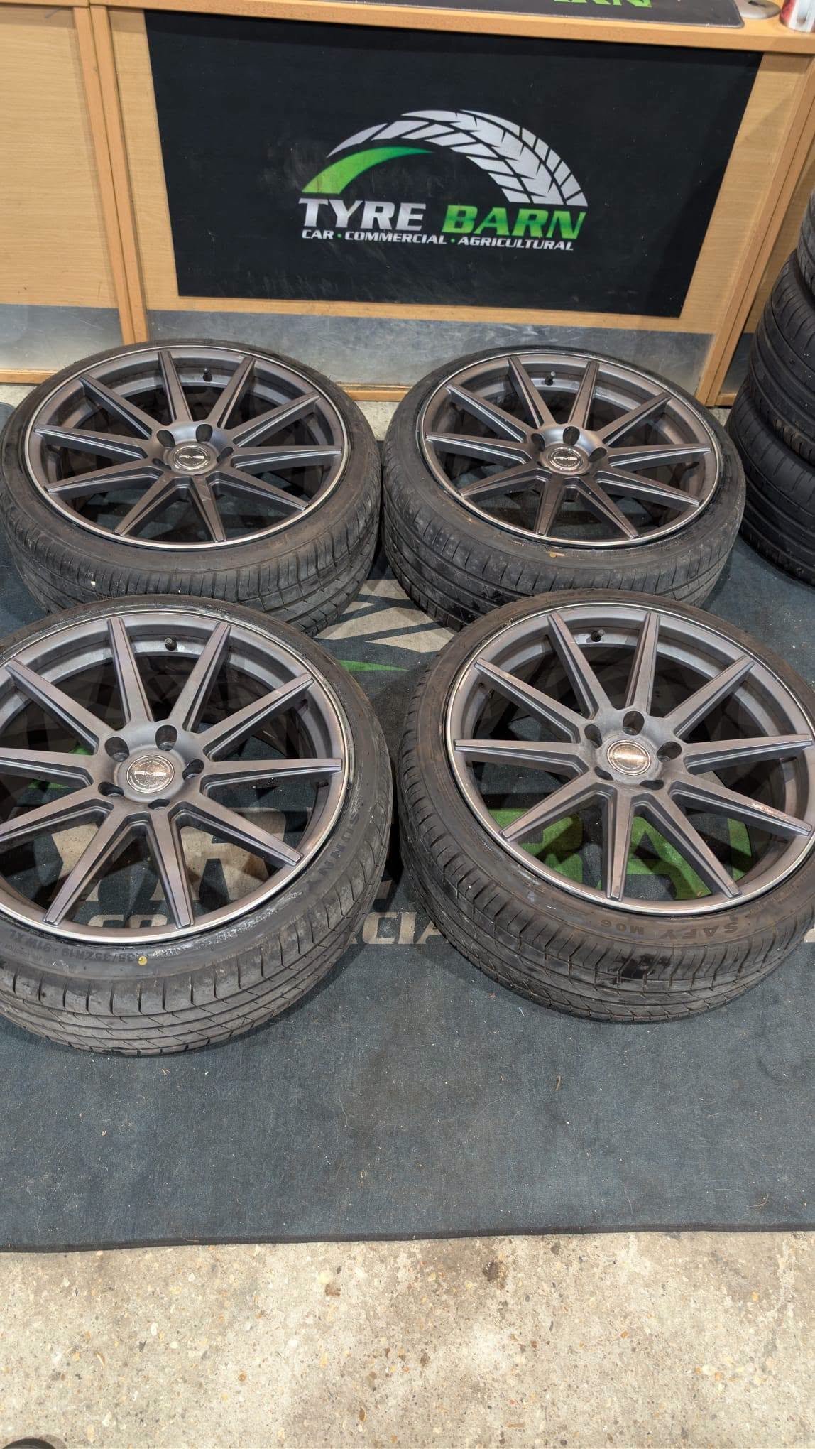 1-6-1.jpg 19" AMS PERFORMANCE ALLOY WHEELS / TYRES - 5 X 112 FITMENT - AUDI - Image 1