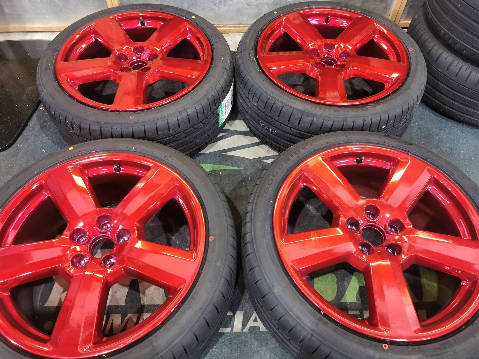 1-7.jpg 18" AUDI ALLOY WHEELS / NEW TYRES - 5 X 112 FITMENT - 8 X 18" - AUDI - Image 1