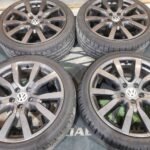 18" GENUINE VOLKSWAGEN R LINE SERRON ALLOY WHEELS / TYRES  - 5 X 112 FITMENT