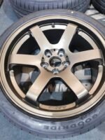 18" BOLA B1 ALLOY WHEELS / NEW TYRES -  5 X 112 FITMENT - Image 7